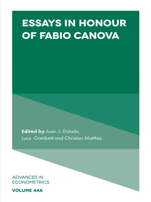 cover image of Essays in Honour of Fabio Canova